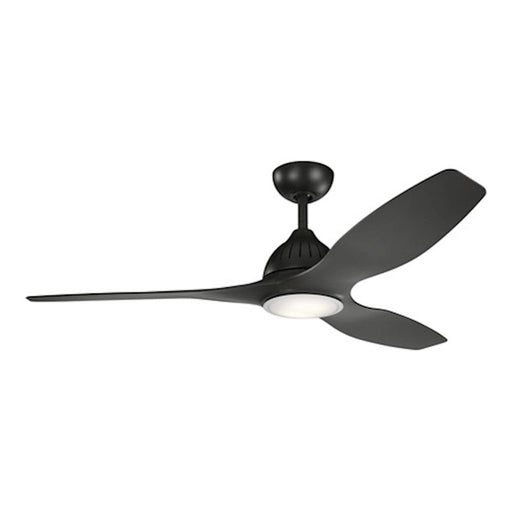 Kichler Jace 60in LED Ceiling Fan | Satin Black Steel | Living Room & Bedroom | 60 x 15 in | Model 310360SBK