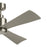 Kichler 52" True Ceiling Fan, Brushed Stainless Steel/Silver