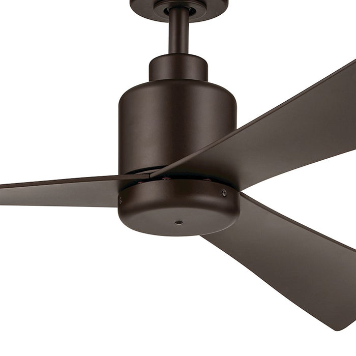 Kichler 52" True Ceiling Fan, Satin Natural Bronze/Natural Bronze