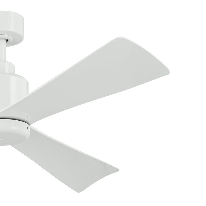 Kichler 52" True Ceiling Fan, White/White