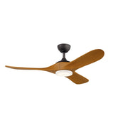 Kichler Mylo 1Lt 52" Ceiling Fan, Iron/Honey Maple/Satin Etched - 310552AVI