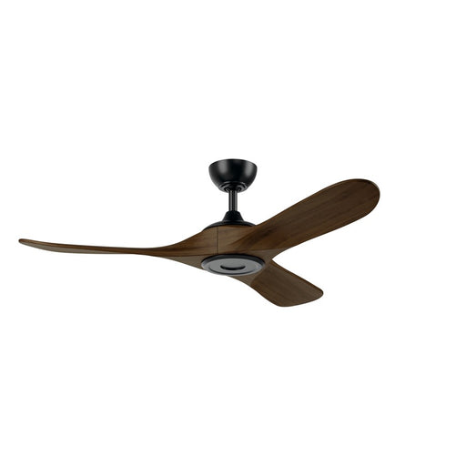 Kichler Mylo 1Lt 52" Ceiling Fan, Black/Aged Walnut/Etched