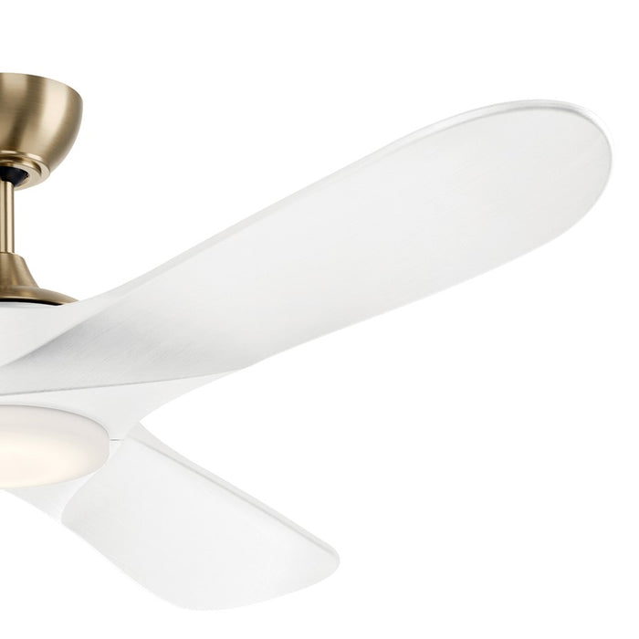 Kichler Mylo 60" Ceiling Fan, Champagne Bronze/Matte White