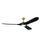 Kichler Mylo 1Lt 70" Ceiling Fan, Champagne Bronze/Jet Black/Etched - 310570CPZ