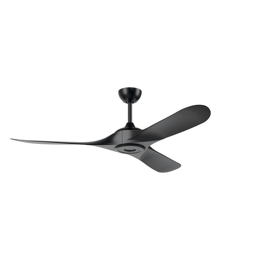 Kichler Mylo 1Lt 60" Ceiling Fan, Black/Black/Etched