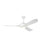 Kichler Mylo 1Lt 60" Ceiling Fan, White/White/Satin Etched - 310660WH