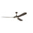 Kichler Mylo 1Lt 80" Ceiling Fan, Natural Bronze/Bronze/Etched
