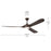 Kichler Mylo 1Lt 80" Ceiling Fan, Natural Bronze/Bronze/Etched