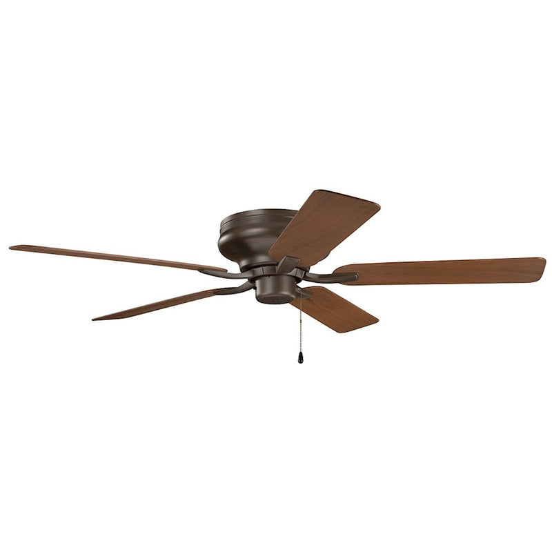 Kichler Basics Pro Legacy 52in Ceiling Fan | Traditional Satin Natural Bronze Steel | Covered Patio & Outdoor Living | Model 330021SNB