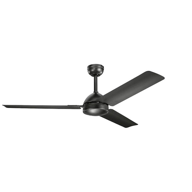 Kichler Todo 56in Ceiling Fan | Transitional Satin Black | Living Room & Bedroom | 56 x 15 in | Model 330025SBK