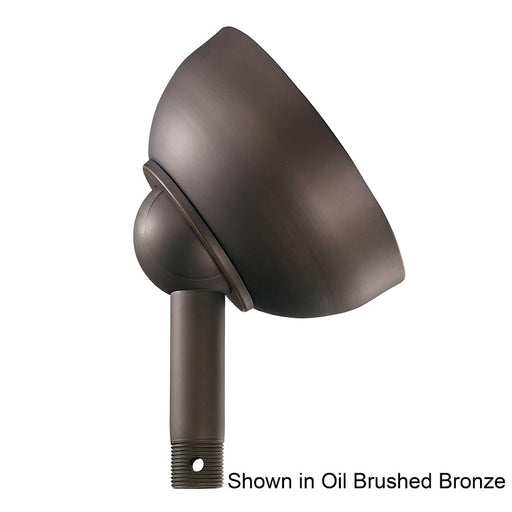 Kichler Ceiling Fan Slope Adapter | Weathered Zinc Steel | For Sloped Ceilings up to 30° | 6 x 4 in | Model 337005WZC