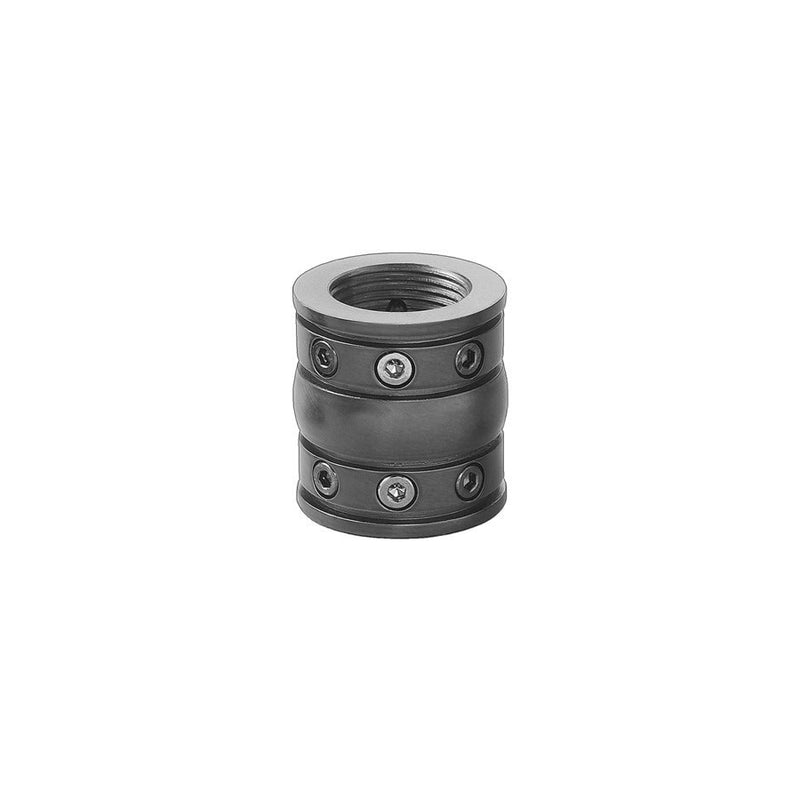 Kichler Decorative Coupler | Walnut Steel | Ceiling Fan Accessory | 2 x 2 x 4 in | Model 337007WN