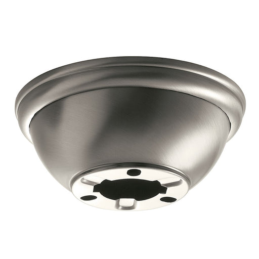 Kichler Flush Mount Kit 6in | Matte White Steel Ceiling Fan Accessory | Low Ceilings | 6 x 6 x 2.75 in | Model 337008MWH