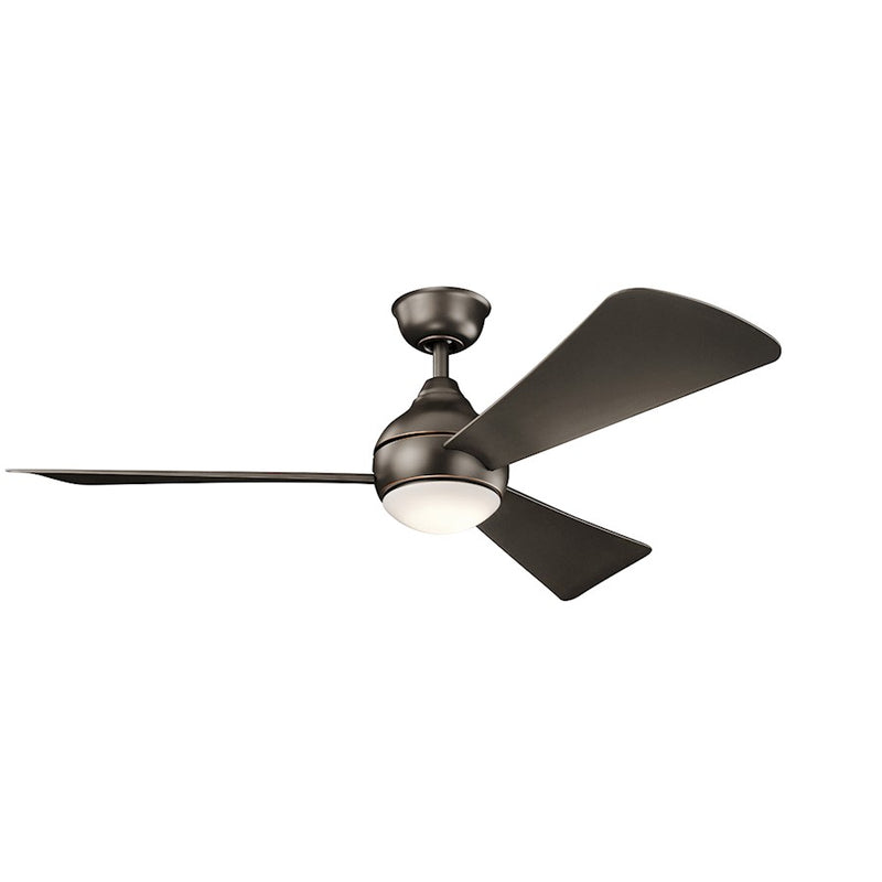 Kichler Sola Down Rod Hanger System | Olde Bronze Steel | Ceiling Fan Mounting | 6.75 x 6.75 x 6.25 in | Model 337033OZ