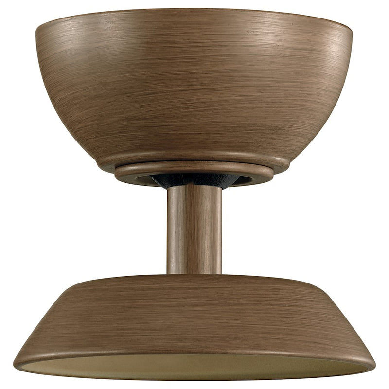 Kichler Eris 6.25in Down Rod Hanger System | Walnut Steel | Ceiling Fan Accessory | 6.25 in H | Model 337060WN