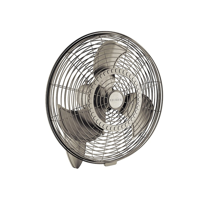 Kichler Pola 24in Wall Fan | Brushed Nickel Transitional | Covered Patio & Indoor | 24 in W | Model 339224NI