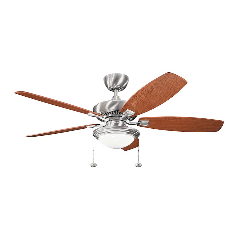 Kichler 12in Fan Down Rod | Satin Natural Bronze Steel | Ceiling Fan Accessory | 12 x 1 in | Model 360000SNB