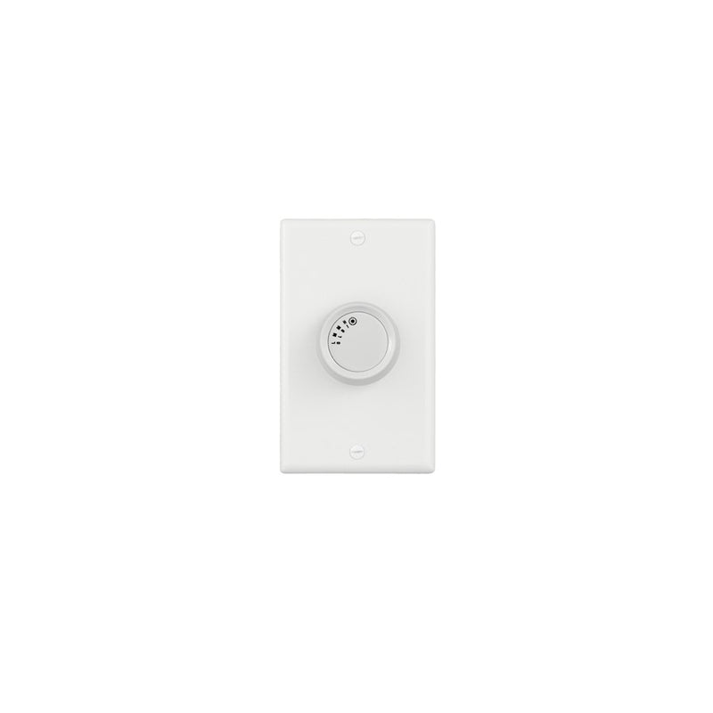Kichler 4-Speed Rotary Wall Switch | 5A Multiple Finish Plastic | Ceiling Fan Control | 3 x 4 in | Model 370032MUL