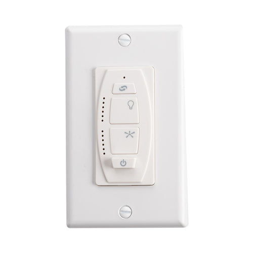 Kichler 6 Speed DC Wall Transmitter | Ivory Plastic | Ceiling Fan Remote Control | 3 x 6 in | Model 370036IVTR