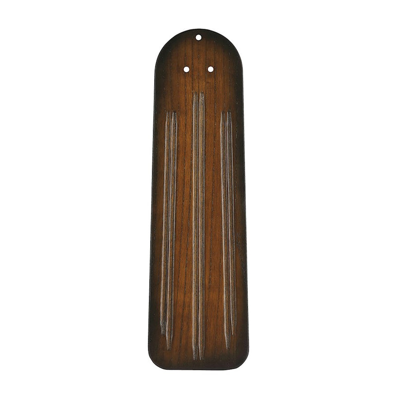 Kichler Canfield 52in Fan Blade Set | Carved Wood Walnut Finish | Living Room & Bedroom Ceiling Fan | 21 x 6.25 x 0.5 in | Model 370050