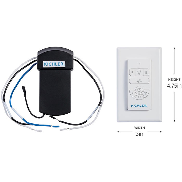 Kichler AC Fan Remote Kit Limited Function, White