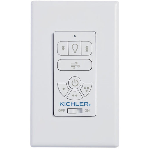 Kichler AC Standard Limited Function Wall Remote Control, White - 370145