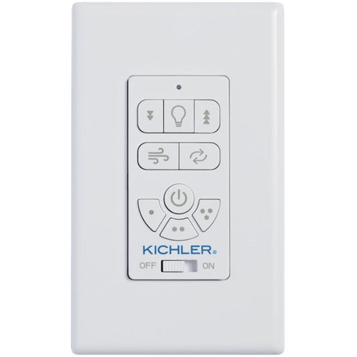 Kichler AC Standard Full Function Wall Remote Control, White - 370155