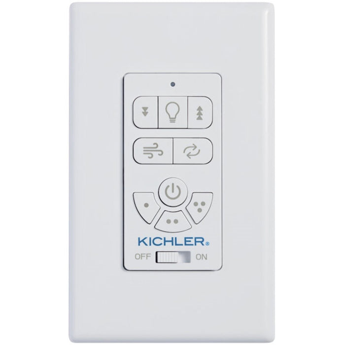 Kichler AC Standard Full Function Wall Remote Control, White - 370155
