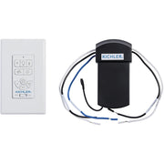 Kichler AC Wall Control Kit Full Function | White Plastic | Ceiling Fan & Light Control | 3 x 4.75 in | Model 370156