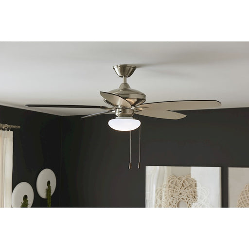 Kichler 9" Universal LED Fan Light Kit/Sleek, White