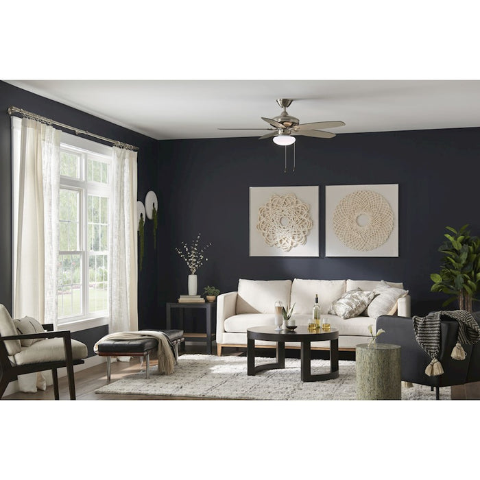 Kichler 9" Universal LED Fan Light Kit/Sleek, White