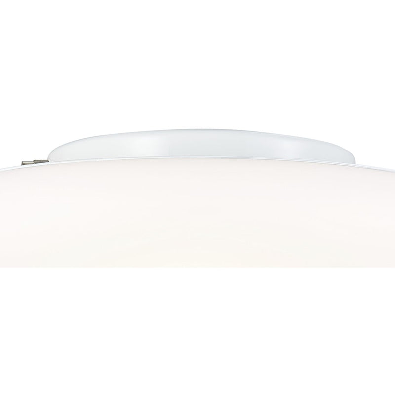 Kichler 10in Universal LED Fan Light Kit | Sleek White Steel | Dimmable & CCT Selectable | 3000K-5000K, 2600 Lumens | Model 380961