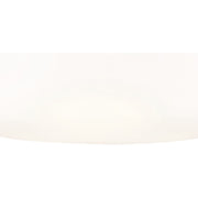 Kichler 14in Universal LED Fan Light Kit | White Square Diffuser | Ceiling Fan Accessory | 14 x 14 x 4.5 in | Model 380980