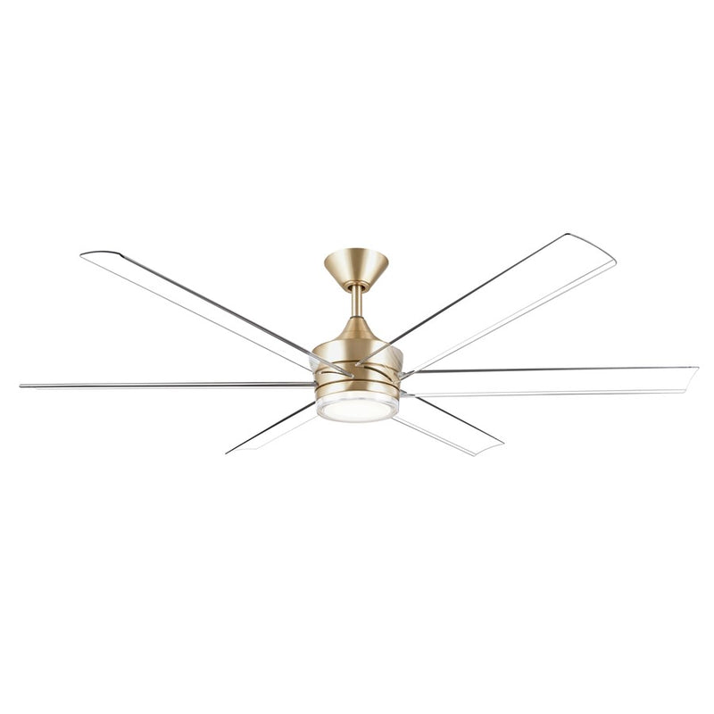 Kichler Solen 65in Ceiling Fan Translucent Blade Set | Clear Plastic | Modern Ceiling Fan Accessory | 30 x 4.5 x 0.13 in | Model 390065