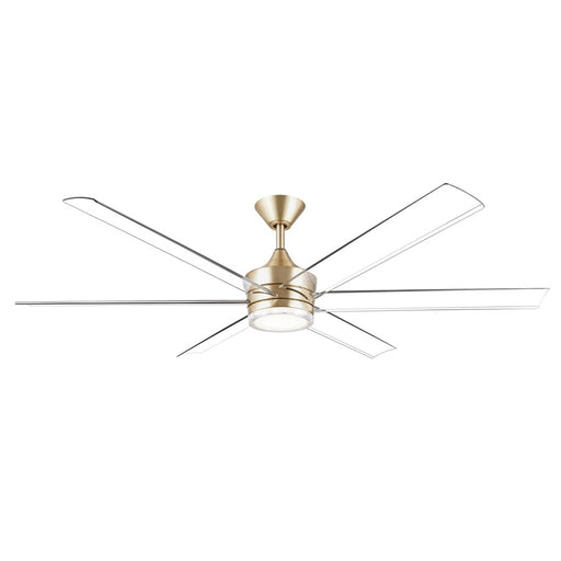 Kichler Solen 65in Ceiling Fan Translucent Blade Set | Clear Plastic | Modern Ceiling Fan Accessory | 30 x 4.5 x 0.13 in | Model 390065