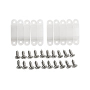 Kichler Wet Mechanical Fastener | Clear Silicone | Securing Wet Tape Light | 1.25 x 0.25 x 0.25 in | Model 3CLIPCLR