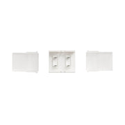 Kichler Wet Tape Accessories Tape to Tape Connector | White Plastic | Indoor & Outdoor Wet Locations | Joins Two Tape Sections | Model 3CTTWH