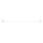 Kichler Wet 15in Jumper | White Plastic Tape Light Connector | Indoor & Outdoor Wet Locations | 15 x 0.6 x 0.33 in | Model 3J15WH