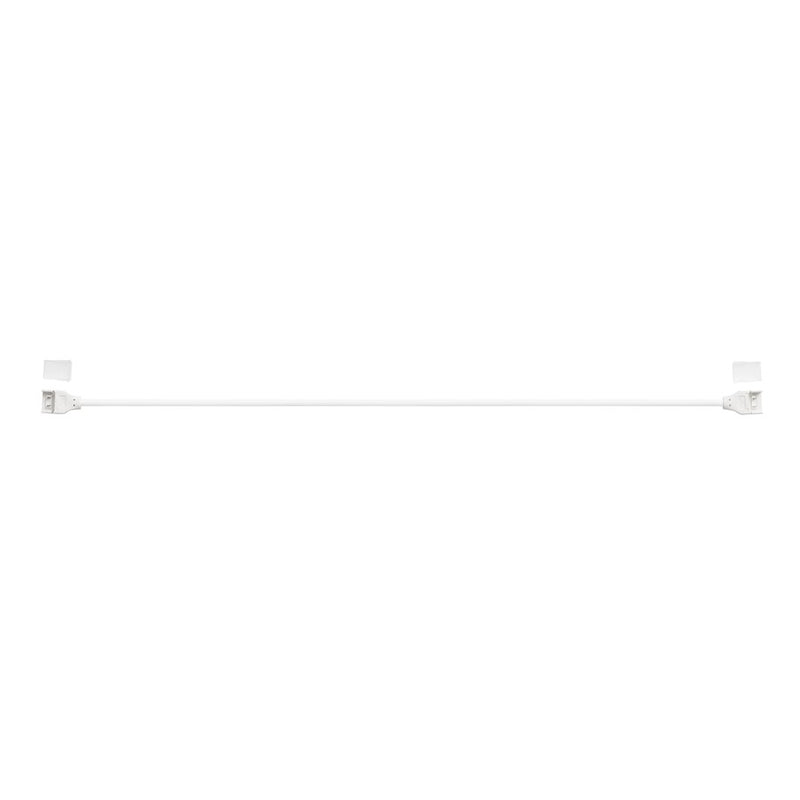 Kichler Wet 15in Jumper | White Plastic Tape Light Connector | Indoor & Outdoor Wet Locations | 15 x 0.6 x 0.33 in | Model 3J15WH