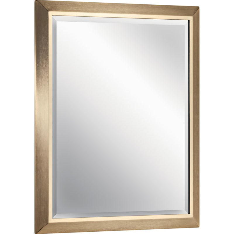 Kichler Rectangle 30" Mirror, Champagne Bronze