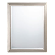 Kichler 24x30in Rectangular Wall Mirror | Brushed Nickel Steel Frame | Entryway & Bathroom Mirror | 24 x 30 in | Model 41011NI