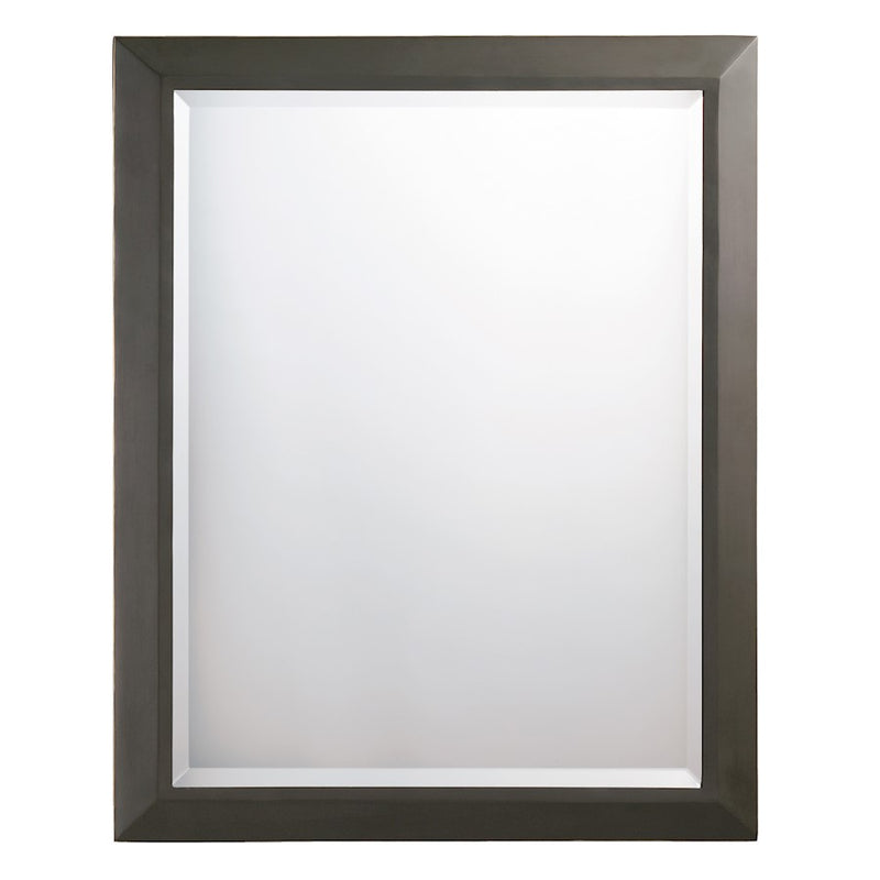 Kichler 24x30in Rectangular Wall Mirror | Olde Bronze Steel Frame | Entryway & Bathroom Accent | Model 41011OZ