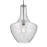 Kichler Everly 1 Light Bell 19.75" Pendant, Chrome/Clear Seeded