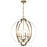 Kichler Voleta Light Pendant, Natural Brass