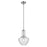 Kichler Everly 1 Light Bell 15.25" Pendant, Chrome/Clear Seeded - 42141CHCS