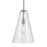 Kichler Everly 1 Light Cone 15.25" Pendant, Chrome/Clear