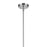 Kichler Everly 1 Light Cone 15.25" Pendant, Chrome/Clear Seeded