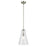 Kichler Everly 1 Light Cone 15.25" Pendant, Brushed Nickel/Clear