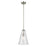 Kichler Everly 1 Light Cone 15.25" Pendant, Nickel/Clear Seeded - 42199NICS