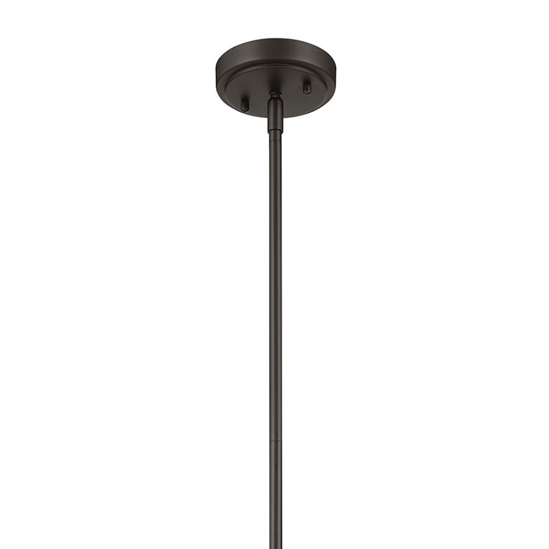 Kichler Everly 1 Light Cone 15.25" Pendant, Olde Bronze/Clear